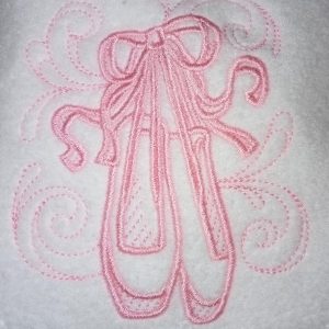 Pink Ballerina Bib
