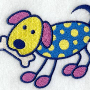 Polka Dot Pup Design
