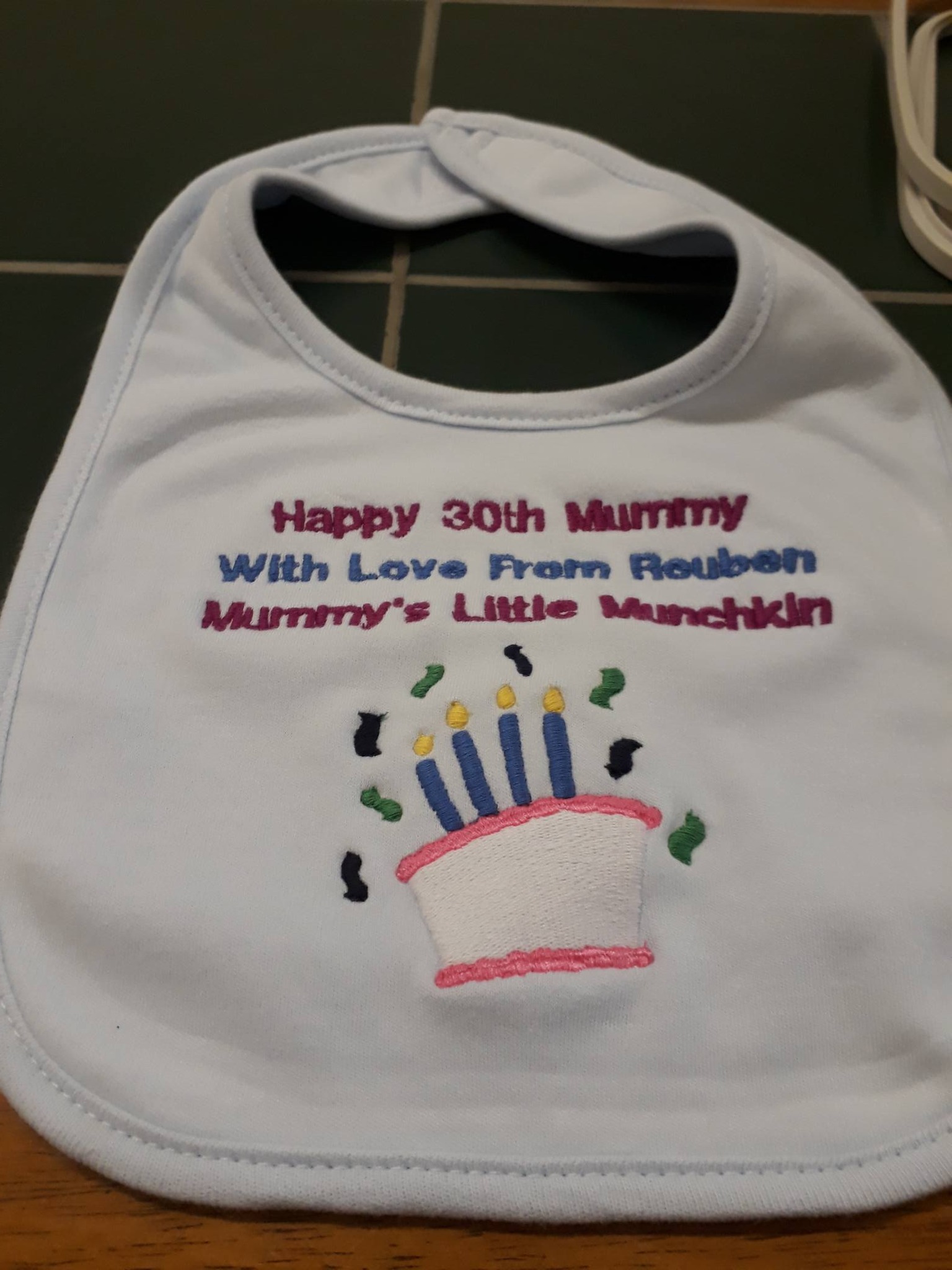 Custom Message Bib - Image 3