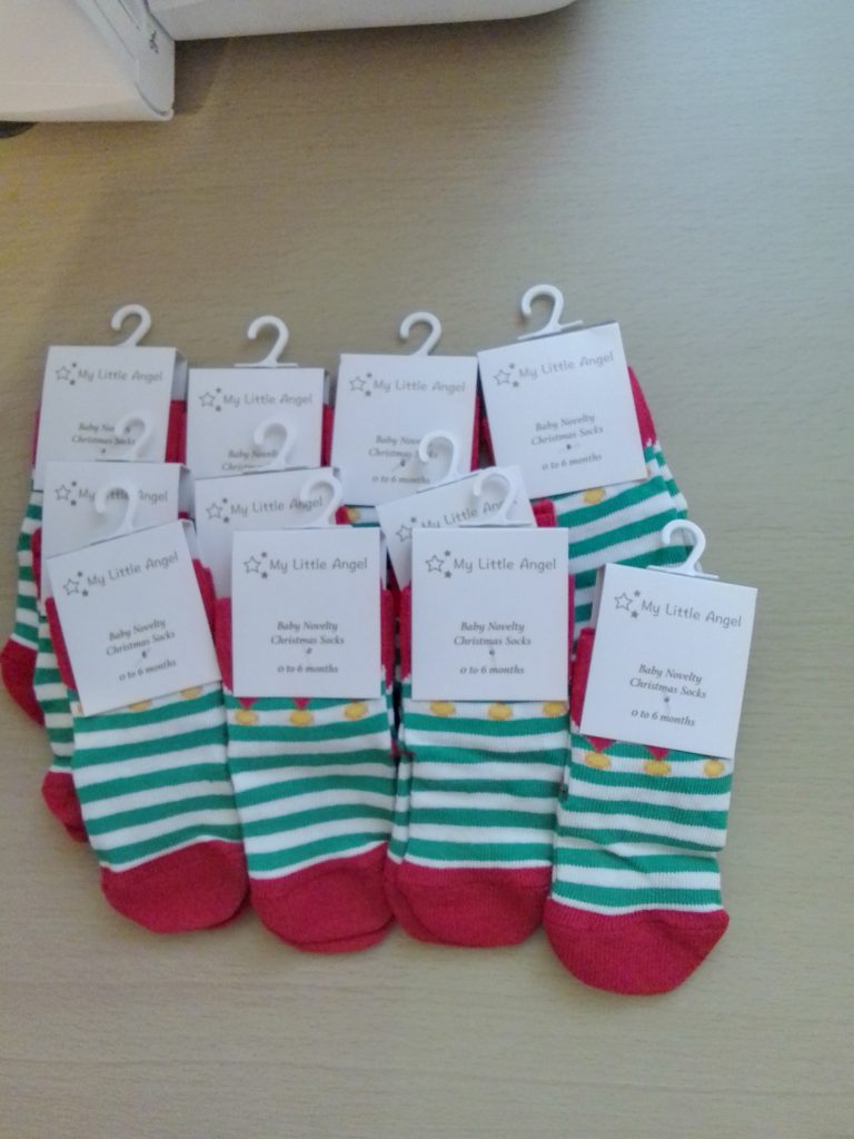 christmas themed socks