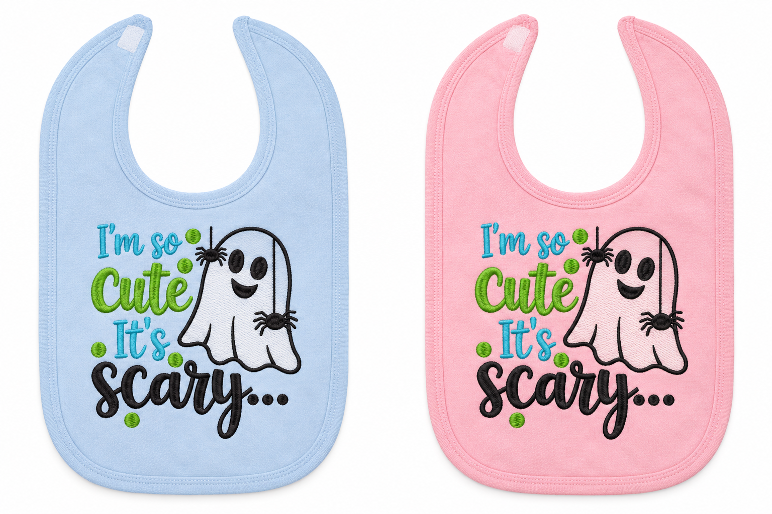 Scary Cute Halloween Bib