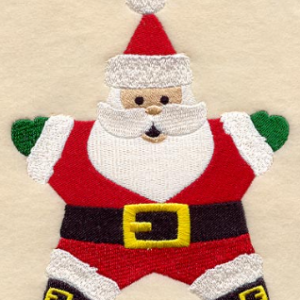 Starry Santa Bib