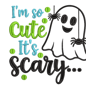 Scary Cute Halloween Bib 