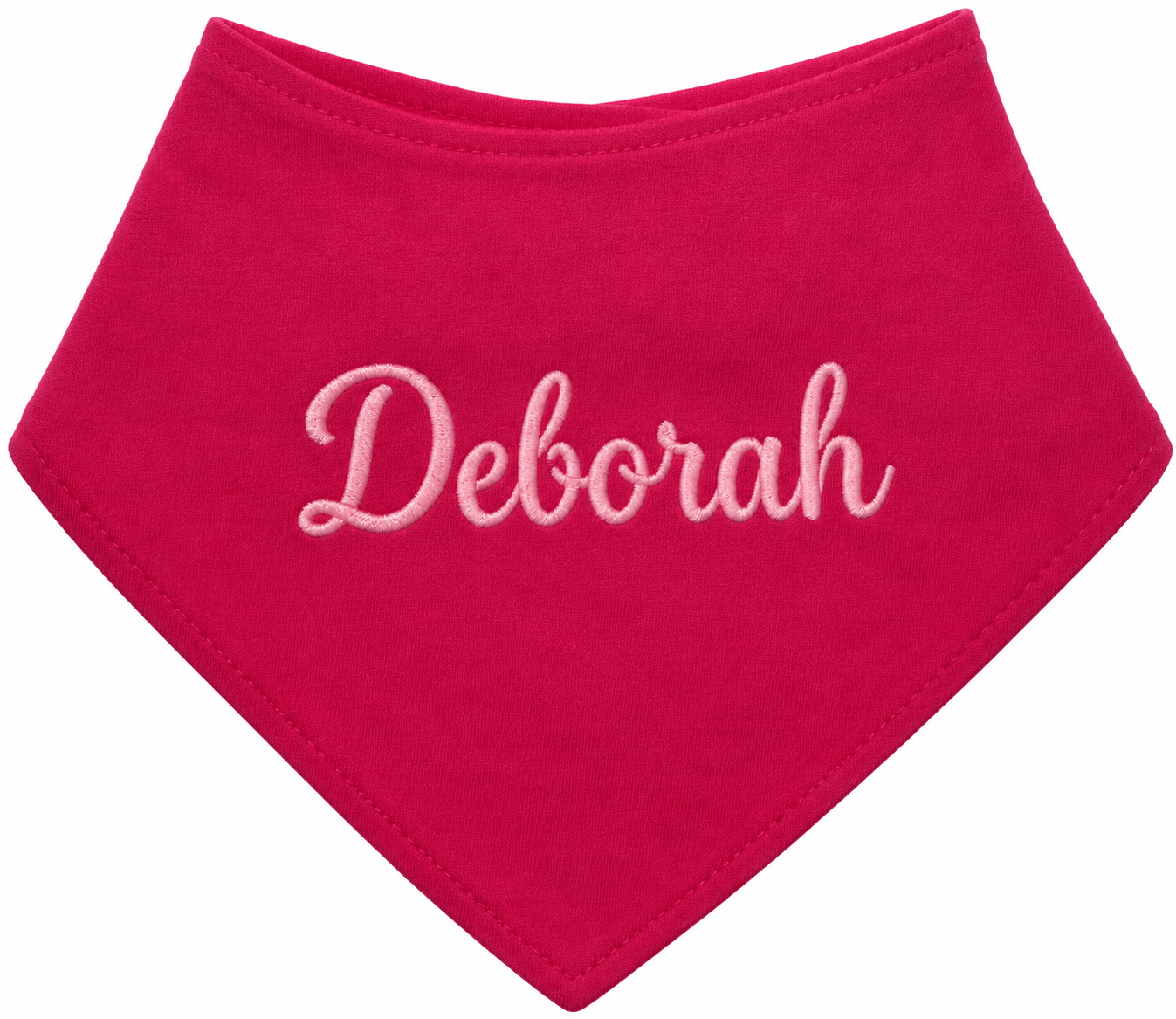 personalised single name bandana bib